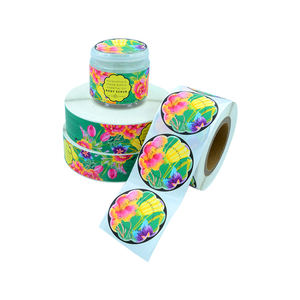 Etichette Adesive <span class=keywords><strong>PVA</strong></span> Impermeabili con Stampa Logo Olografico Personalizzata, Supporto Basso MOQ - Product Image 1