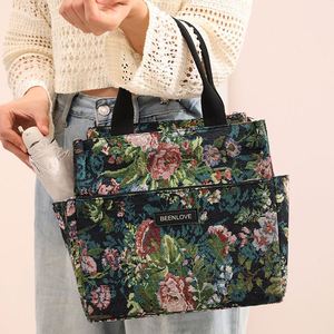 Nouvelle sacoche isotherme portable pour femme, légère, étanche, pour pique-nique, avec plusieurs poches, en polyester et PEVA, fermeture éclair - Product Image 3