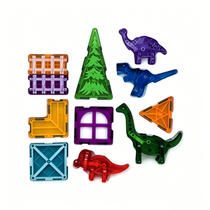 18 Piezas de Placas Magnéticas de Colores <span class=keywords><strong>para</strong></span> Ventanas, Bloques de Construcción de Plástico ABS, Fichas Magnéticas Educativas, Juguete Creativo de Apilamiento <span class=keywords><strong>para</strong></span> Niños - Product Image 1