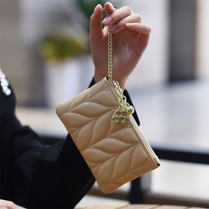 Monedero de Cuero Genuino con Cierre para Monedas y Llaves, Portamonedas para Mujer - Product Image 4