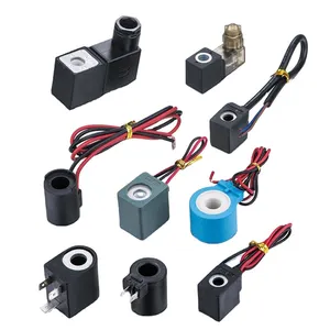 Solenoid bobinler selenoid valf bobini üreticisi 12V 24V DC 110V 220V 230V AC 12VDC 24VDC 24VAC 110VAC 220VAC DC24V AC220V