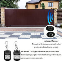 Moteur Portes Coulissantes Motorisées WSJ Wi-Fi Bluetooth Grandes Portes Étanche Alimentation CA Anti-Vol Moteur Portail Automatique 1200 Kg Ouvre-Portail Automatique