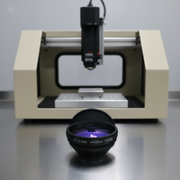 Lente de campo para marcado láser de fibra, lente de plotter para corte de metal, espejo de enfoque 1064nm DC24V para máquina de marcado láser