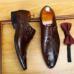 Stylish Comfortable British Gentle Gentleman Retro Handmade Genuine Leather <b>Shoes</b>, High-end Casual German Training, Thick-<b>soled</b> - Product Image 2