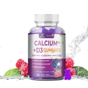 Daynee calcium D3 gummies natural organic vegan herbal detox cleanse supplement bone teeth support muscle recovery vitamin gummy