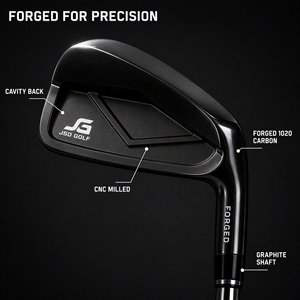 En gros, Fer de golf forgé <span class=keywords><strong>7</strong></span>, droitier, en acier au carbone, à dos creux, avec manche en graphite et poignée en caoutchouc, pour practice, OEM - Product Image 3