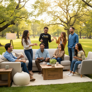 T-shirt à manches longues « Tell Me A Joke » pour le plaisir et l'humour au quotidien - Product Image 3