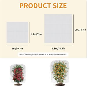 Bahçe ağı örgü dayanıklı çok amaçlı Ultra hafif böcek kuş haşere koruma ince örgü bitki örtüsü sebze meyve - Product Image 2