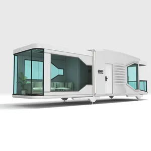 Light Steel Resort Style Waterproof Luxury Modular House Prefabricated Large Capsule Cabin