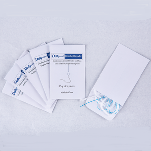 <span class=keywords><strong>Fil</strong></span> <span class=keywords><strong>dentaire</strong></span> Super Floss pour orthodontie et maladies parodontales, pour implants, ponts et appareils dentaires, 30 pièces - Product Image 6