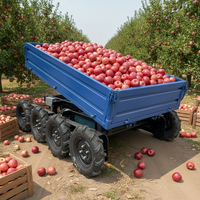 Véhicule de transport tout-terrain électrique télécommandé auto-chargeur agricole en acier certifié CE 1000 kg, neuf, pour la vente en gros