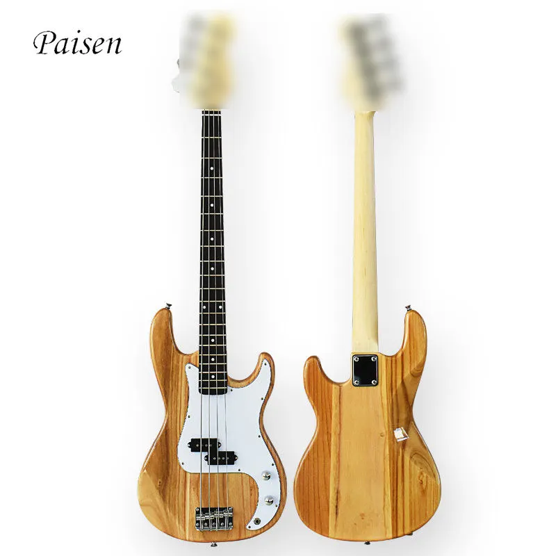 Paisen Bajo Electrico Electric Guitar 22 Keys Elektrik Guitar All Solid Maple Acoustic 4 String Electric Bass Guitar For Sale