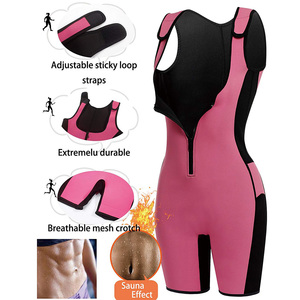 Las mujeres la talladora del <span class=keywords><strong>cuerpo</strong></span> de entrenamiento ejercicio de formación de <span class=keywords><strong>neopreno</strong></span> ¿cómo sudor de pérdida de peso completo trajes Sauna - Product Image 5