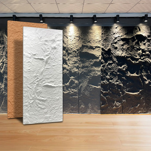 Nhà Máy Giá Ngoài Trời Nhân Tạo Carbon Slate Tấm Tường Văn Hóa Trang Trí Veneer Giả Đá Lớn Tấm Thạch Anh 3D Mô Hình Thiết Kế - Product Image 3