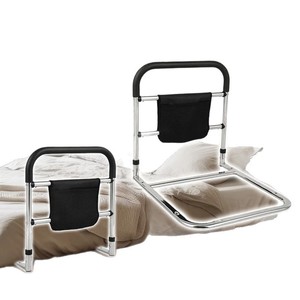 Rampe de sécurité pour lit, acier au carbone haute résistance, 80 cm, sans perçage, pour personnes âgées et femmes enceintes - Product Image 3