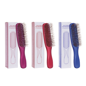 Brosse à cheveux chauffante Guangzhou Playboy pour massage du cuir chevelu, 20 cm, en nylon PC, pour le shampoing et le coiffage - Product Image 1