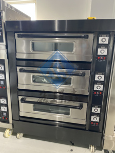Piezas de horno de cubierta eléctrica de precio bajo OEM promocional proveedor dorado horno de <span class=keywords><strong>panadería</strong></span> 12 bandejas - Product Image 4