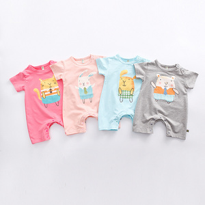 Vêtements pour bébés filles printemps 2017, vêtements tendance, 100% coton, combinaisons personnalisées pour nouveau-nés - Product Image 2