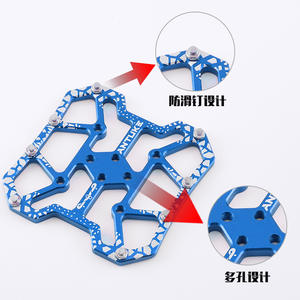 Pédale de vélo Antuke en alliage d'aluminium pour VTT, sans clip, avec broches antidérapantes et design multi-trous - Product Image 1