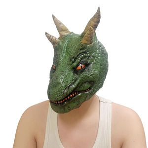 คอสเพลย์หน้ากากฮาโลวีน,ยางน้ำยางหน้ากากคอสเพลย์,คอสเพลย์หน้ากากหน้ากากคอสเพลย์สัตว์กวางหน้ากากคอสเพลย์ทอง - Product Image 1