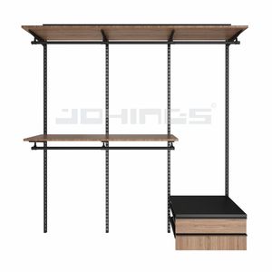 Armadio Aperto in Metallo di Grande Vendita, Design Economico e Nuovo, Montaggio a Parete in Acciaio, Guardaroba per Camera da Letto - Product Image 1