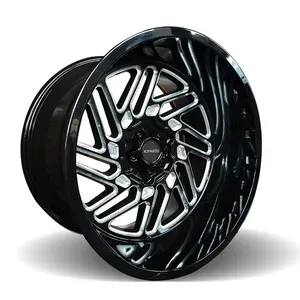 Kipardo novo 6x114.3 6X139.7 big lip 4x4 offroad carro rines 20x10 20x12 22x12 rodas de liga leve