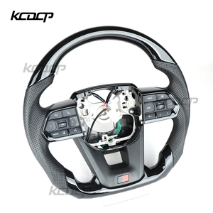 เหมาะสำหรับโตโยต้าแลนด์ครูซ LC300 LC200 FJ70 LC70 FJ200 GR LC150พวงมาลัยไม้<span class=keywords><strong>2023</strong></span> 2022 - Product Image 3