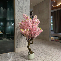 Arbre de Sakura de Noël de table de 7 pieds avec des arbres artificiels de fleurs de cerisier pour des occasions de mariage