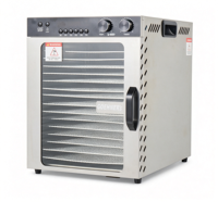 Commerciële voedseldroger 1100W dubbele ventilator 30-90°C temperatuurregeling 0-48 uur timer 15 bakken SUS304 voedselveilig voor vlees jerky voedseldehydrator