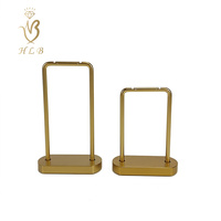 OEM Laiton Boucle D'oreille Présentoir Or Métal Boucles D'oreilles Présentoir Pour Bijouterie De Luxe