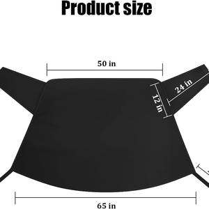 Cubierta para la ventana trasera del coche, tela de poliéster, impermeable, adsorción electrostática, para protección del maletero del vehículo - Product Image 3