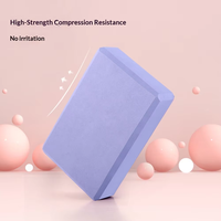 Bloc de yoga en mousse EVA haute densité de couleur unie, support stable, brique de yoga pour la danse, les étirements et les exercices