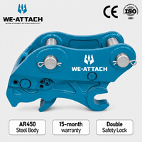 Attache rapide mécanique We-Attach WQC06ZD pour mini-excavatrice de 11 à 17 tonnes, connecteur à couplage rapide en fonte avec outils
