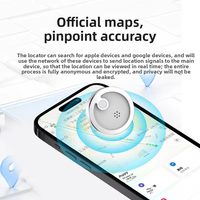 Traceur intelligent étanche à double système anti-perte magnétique avec alertes sonores et indicateurs LED pour bagages, clés, Android