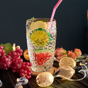 Vaso de cristal para Whisky con fondo grueso, vaso elegante de 300ml - Product Image 6