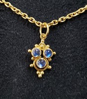Magnifique Pendentif Cabochon Vintage en Pierre de Lune Arc-en-ciel Blanche, en Acier Inoxydable Plaqué Or 18K, Fait Main, avec Breloque Zircon et Sertissage Clos