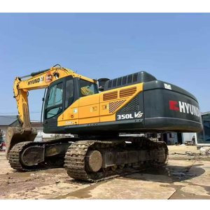 Hyundai 35 Ton 350LVS Crawler Excavator Equipped With Auger <b>Drill</b> Grapple Bucket Tools | 330LC-9S 380LC-9S 360LC-7 360LC-9 - Product Image 1