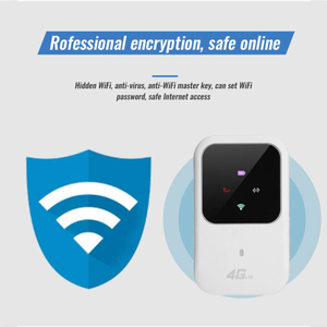 Suministro de fábrica dnxt M80 150Mbps enrutador <span class=keywords><strong>WiFi</strong></span> de bolsillo 4G LTE 2400mAh Cat4 enrutador 4g con tarjeta SIM uso en exteriores - Product Image 5