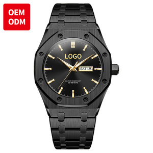 Reloj de Negocios para Hombre OEM 3726, Aleación de 42 mm, Acero Inoxidable, Resistente al Agua, Cuarzo, Fecha, Luminoso, Esfera Analógica, Moda, Clásico, Lujo, <span class=keywords><strong>Deportivo</strong></span> - Product Image 1