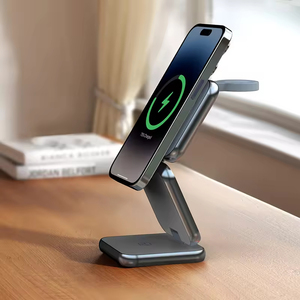 Estación de Carga Inalámbrica Magnética Plegable <span class=keywords><strong>3</strong></span> en 1, Nueva Base Multifunción para iPhone y Auriculares, Optimizada para Viajes, Nueva Carga Inalámbrica - Product Image 6