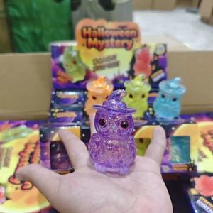 Nuevo Juguete Blandito de Búho de Halloween con Purpurina, 12 unidades/caja, de Maltosa de Ascenso Lento, Juguetes Antiestrés, Juguete Sensorial Blandito de Halloween - Product Image 5