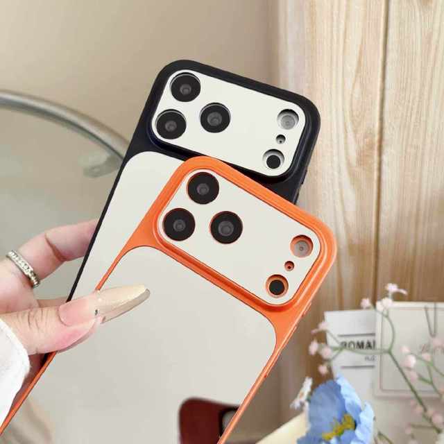 High Quality Wireless Charging Shockproof TPU PC Mirror Cover Phone Cases for iPhone 17 16 15 Pro 14 Pro Max Case