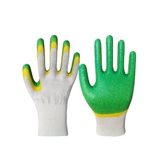 Industrial Good <strong>Grip</strong> Poly Cotton Assembly Safety Work Hand <strong>Gloves</strong> Heavy Duty Construction Garden Protective Latex Coated <strong>Glove</strong> - Product Image 3