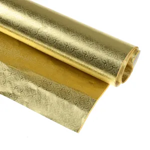 Lapisan Gulungan Kertas Foil Emas Perekat untuk Kertas Dinding