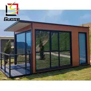 Luxury ready made detachable light steel structure prefab houses easy assemble living container house