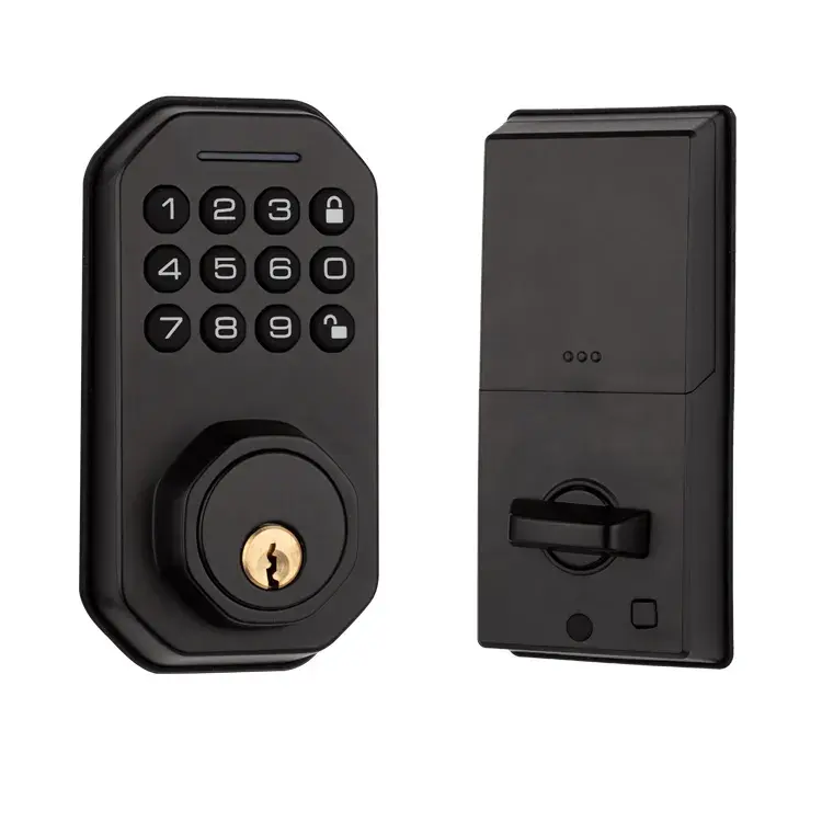 قفل رقمي كهربائي صغير من العلامة التجارية EVERGOOD من سبائك الزنك قفل ذكي مع تطبيق TUYA