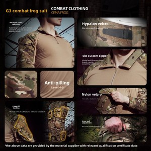 <span class=keywords><strong>Pantalon</strong></span> tactique G3 Frog Suit, vêtements d'extérieur unisexes, résistant à l'usure, résistant aux rayures, camouflage - Product Image 2