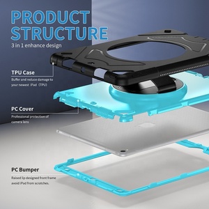 Fundas resistentes para tableta personalizadas de 10,2 "para niños para iPad 9th Gen funda para tableta para iPad 8 Generation funda para iPad con portalápices - Product Image 2