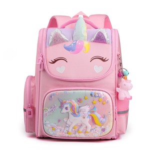 2023 nueva llegada marca local niños niñas mochilas de escuela primaria mochila de dibujos animados para niños <span class=keywords><strong>con</strong></span> banda reflectante - Product Image 1