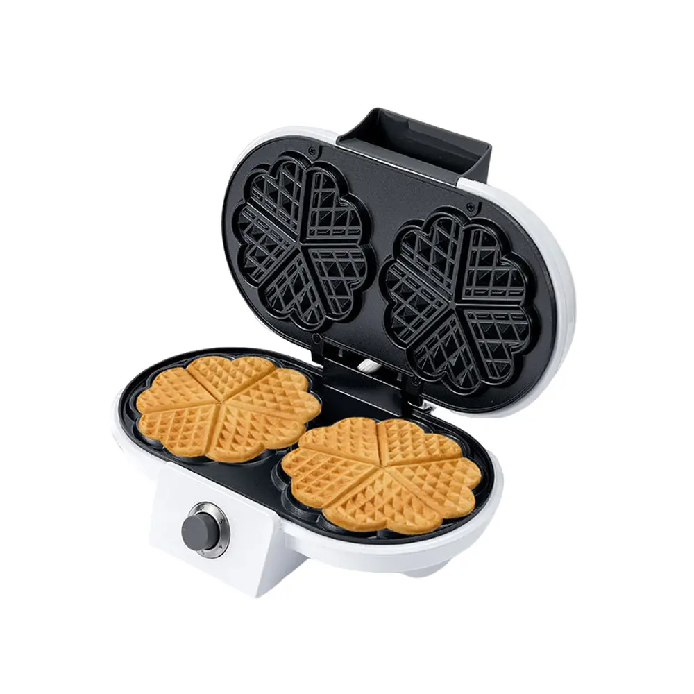 Zogifts Hot Sale Home Multifunctional Double Plate Waffle Sandwich Heat Shape Heating Electric Pancake Pan Breakfast Maker